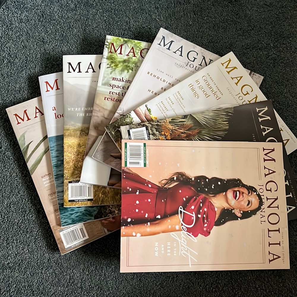 Magnolia Journal Bundle 9 issues 14-20 plus Fall 2022